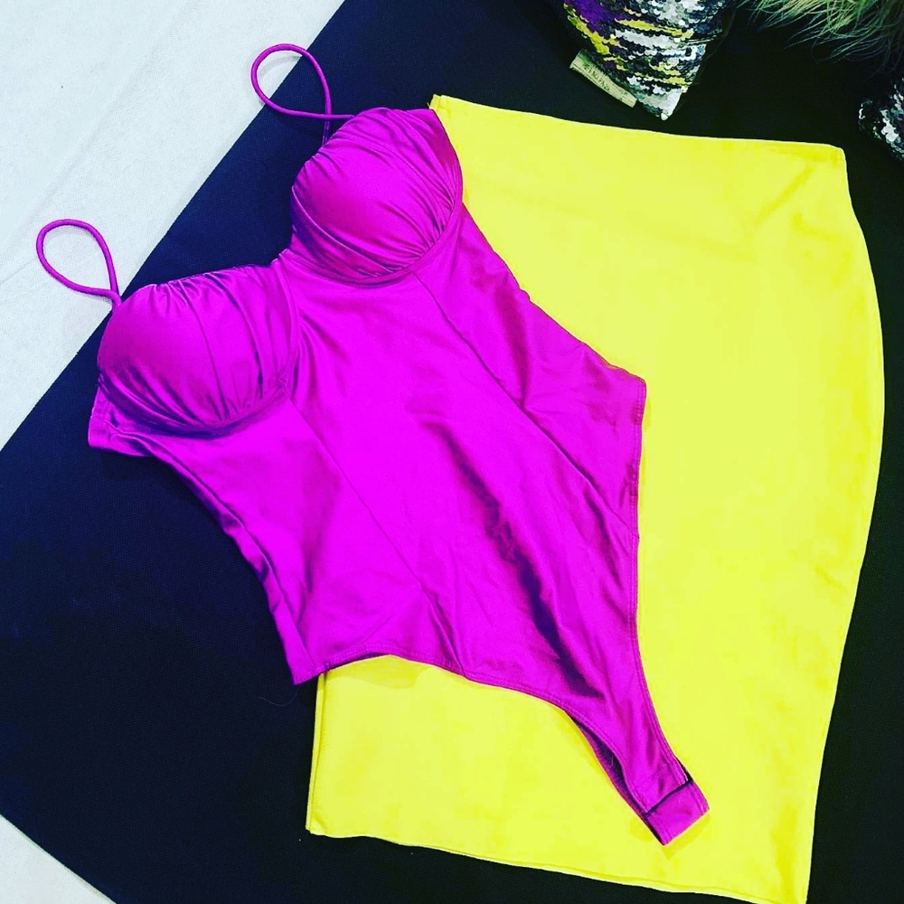 Purple Body Suit